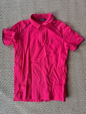 Men's Hot Pink Polo Shirt